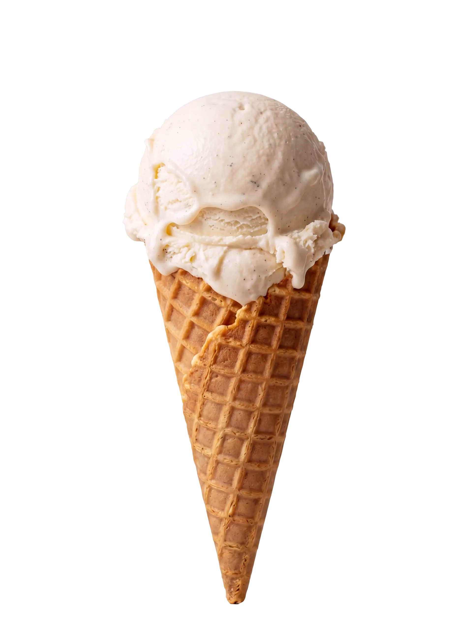 Vanilleeis transparent scaled